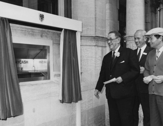 1967: the world’s first working ATM in Epsom, United Kingdom