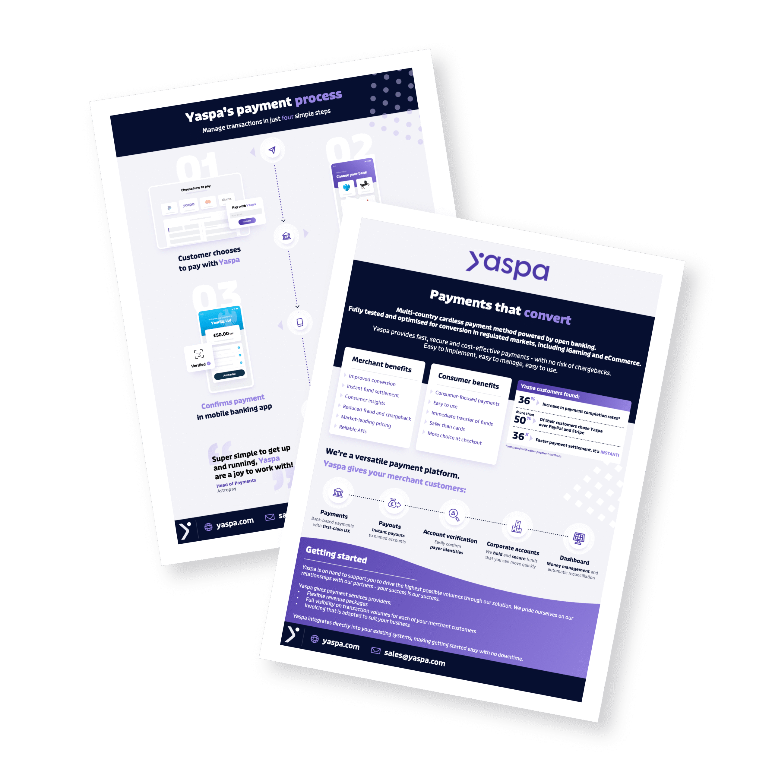 Payment services flyer image