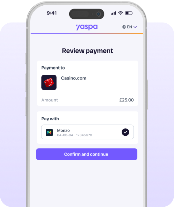 phone example of a payment deposit screen