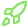 a green rocket icon